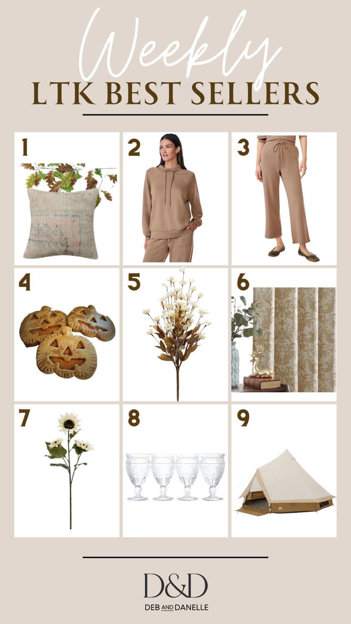 There were our top selling products from LTK for the week, including my new lounge scuba knit outfit from Walmart, my favorite faux florals for Fall from Michaels, and some goblets for setting the table from Walmart. 

#LTKSeasonal #LTKHome #LTKMidsize