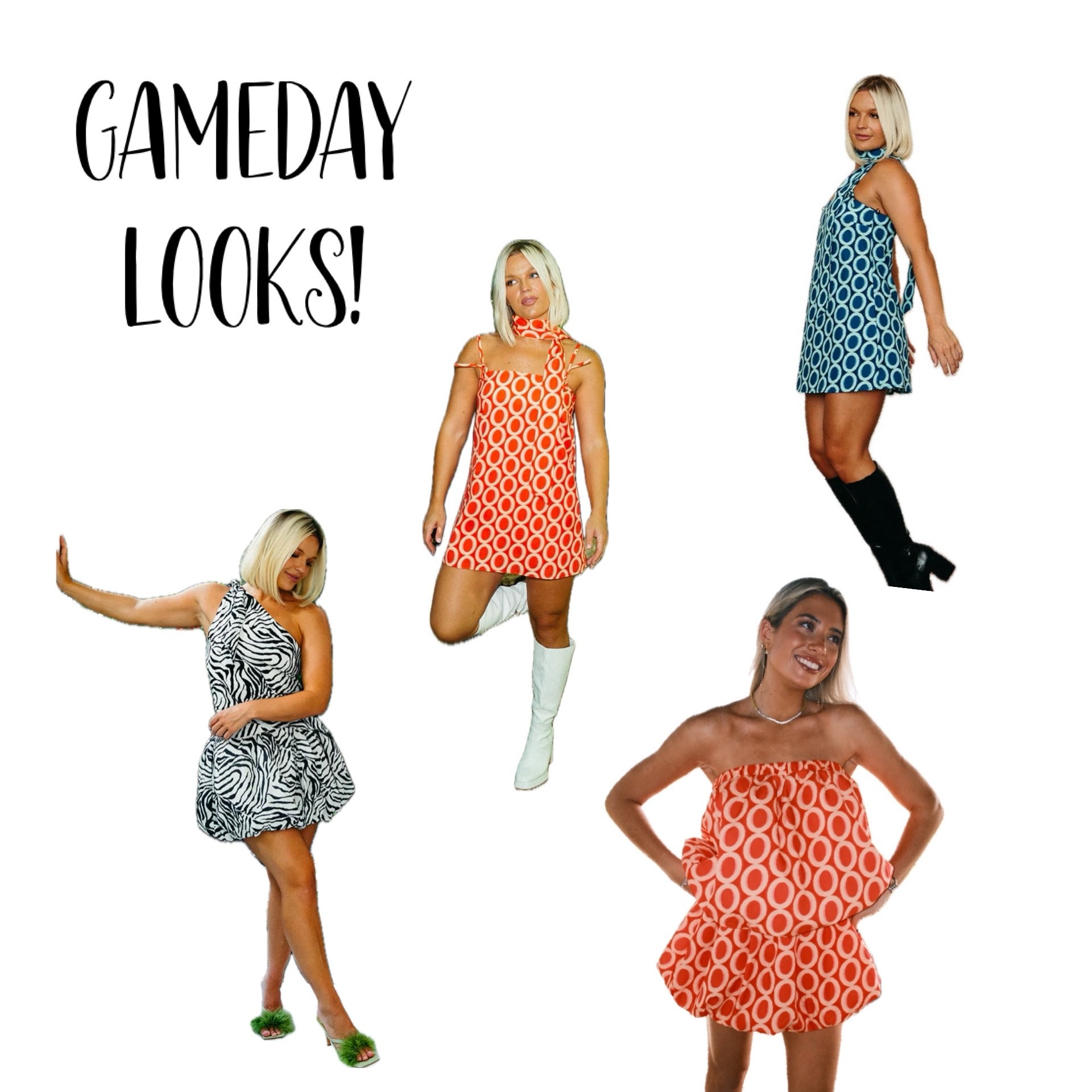 Exclusive Gameday Looks From Triple Threads Boutique!

Gameday | Orange Dress | Zebra Print | Blue Mini Dress 

#LTKStyleTip #LTKU #LTKFindsUnder100