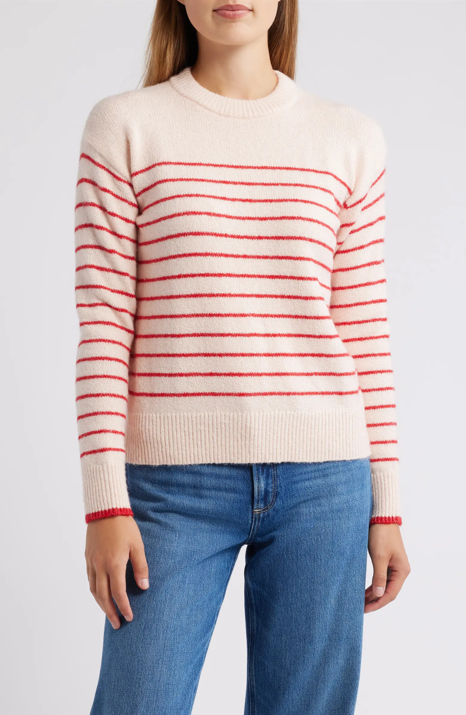 Stripe Relaxed Fit Sweater | Nordstrom