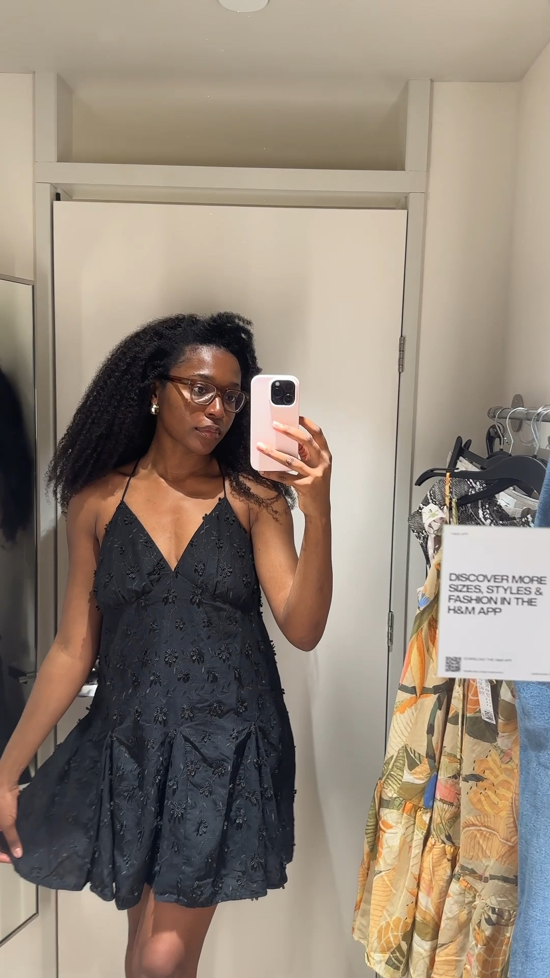 Wearing a size M