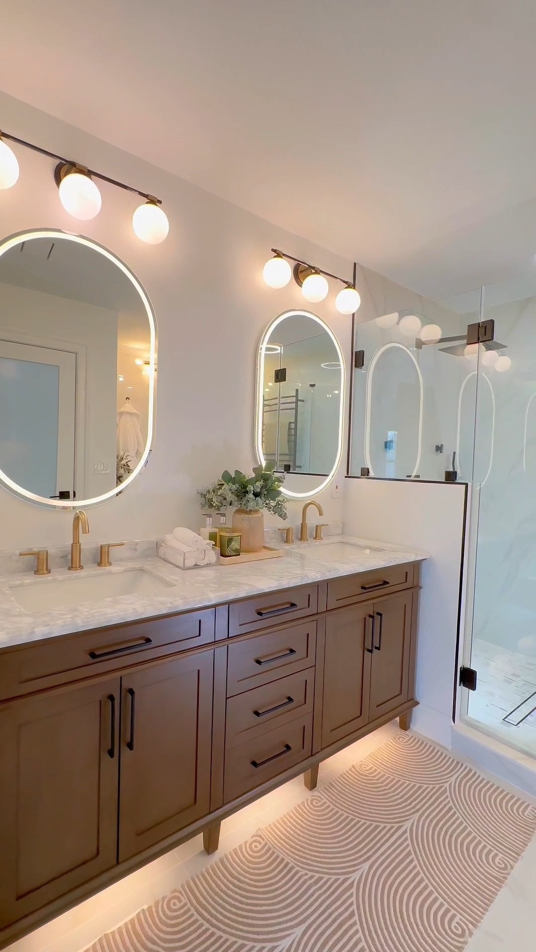 Luxe primary bathroom decorating ideas with Way Day Deals #bathroomdecor #bathroom 

#LTKHome #LTKSaleAlert