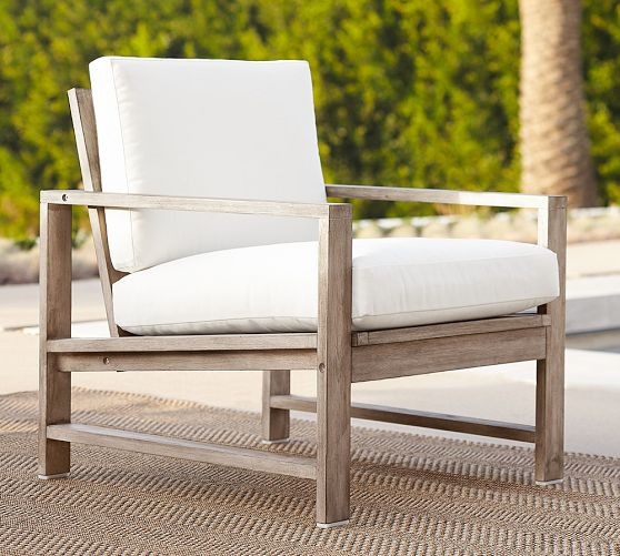 Indio Eucalyptus Outdoor Lounge Chair | Pottery Barn (US)