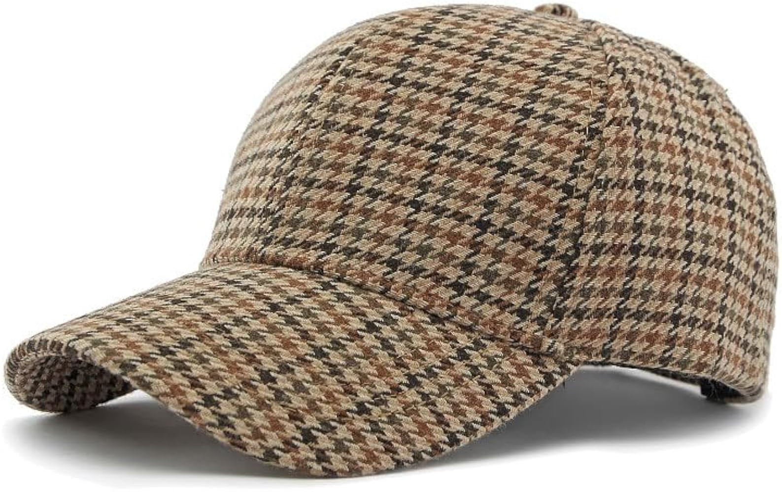 Unisex Houndstooth Baseball Caps Vintage Duckbill Classic Outdoors Golf Hat Couple Sport Sun Truc... | Amazon (US)