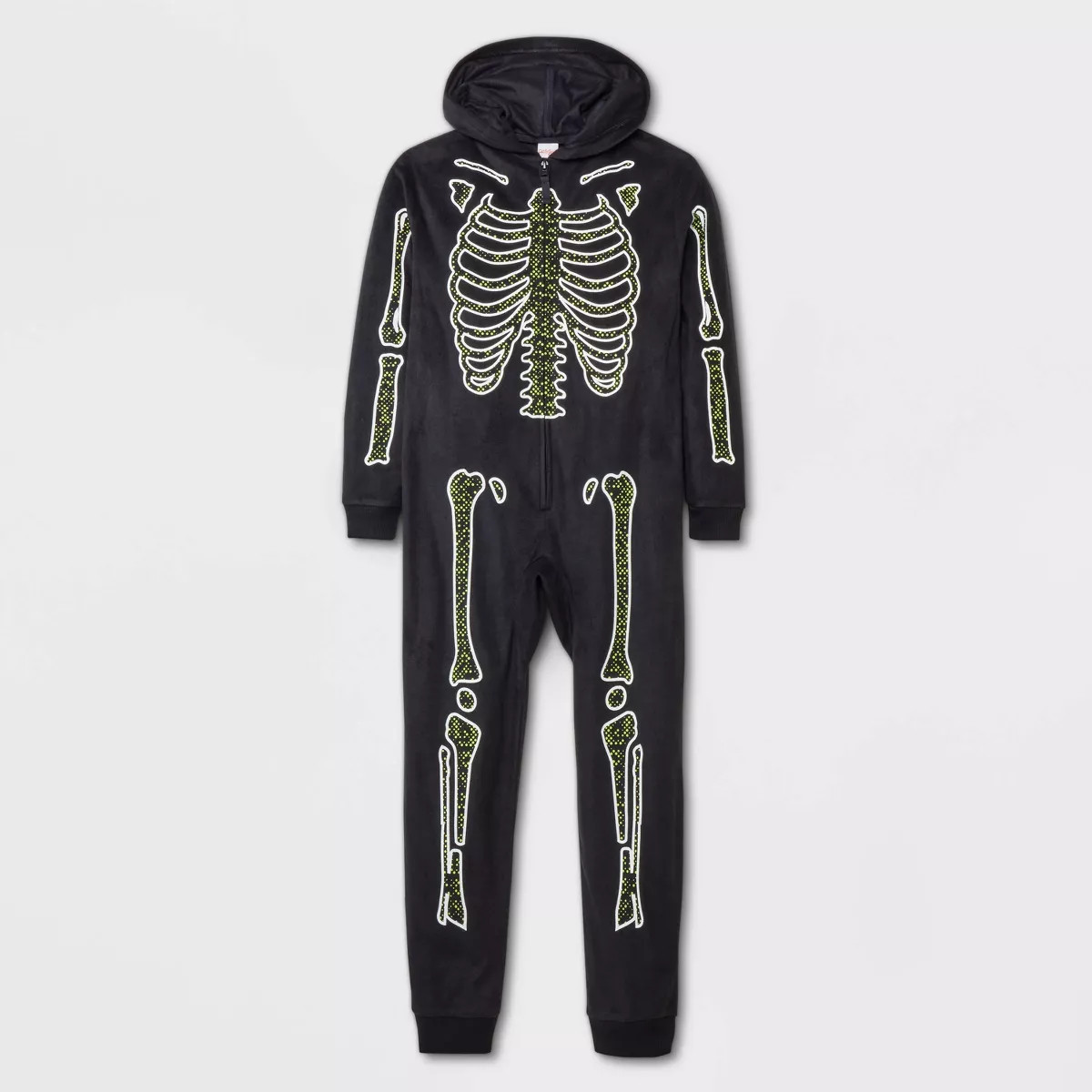Kids' Long Sleeve Halloween Skeleton Union Suit - Cat & Jack™ Black | Target
