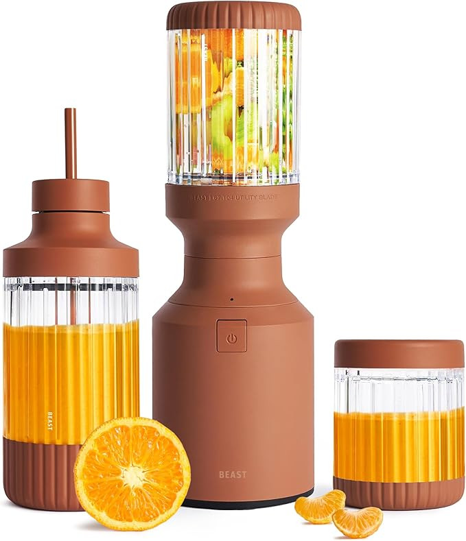 The Beast Mini Blender Plus | Mini Countertop Kitchen Blender | Blend Smoothies and Shakes, Dress... | Amazon (US)