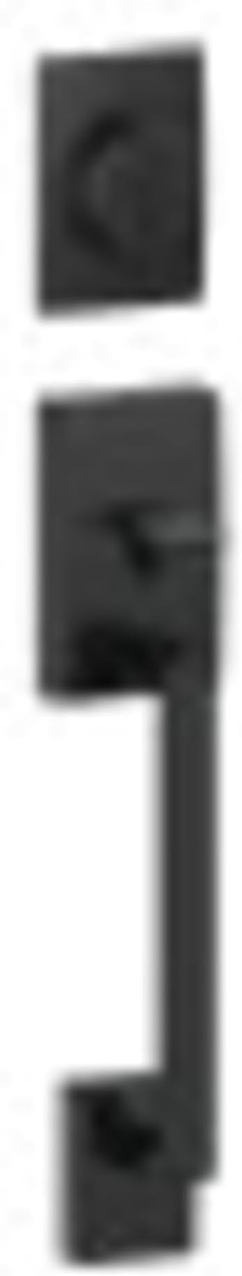 Schlage F58 CEN 622 Century Single Cylinder Exterior Entrance Handleset Lock, Matte Black (Exteri... | Amazon (US)