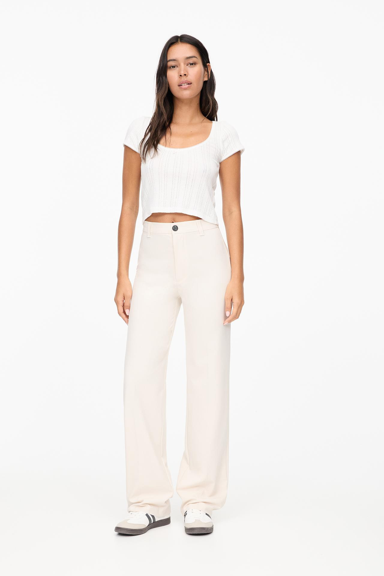 Stoffhose mit Straight-Leg | PULL and BEAR DE