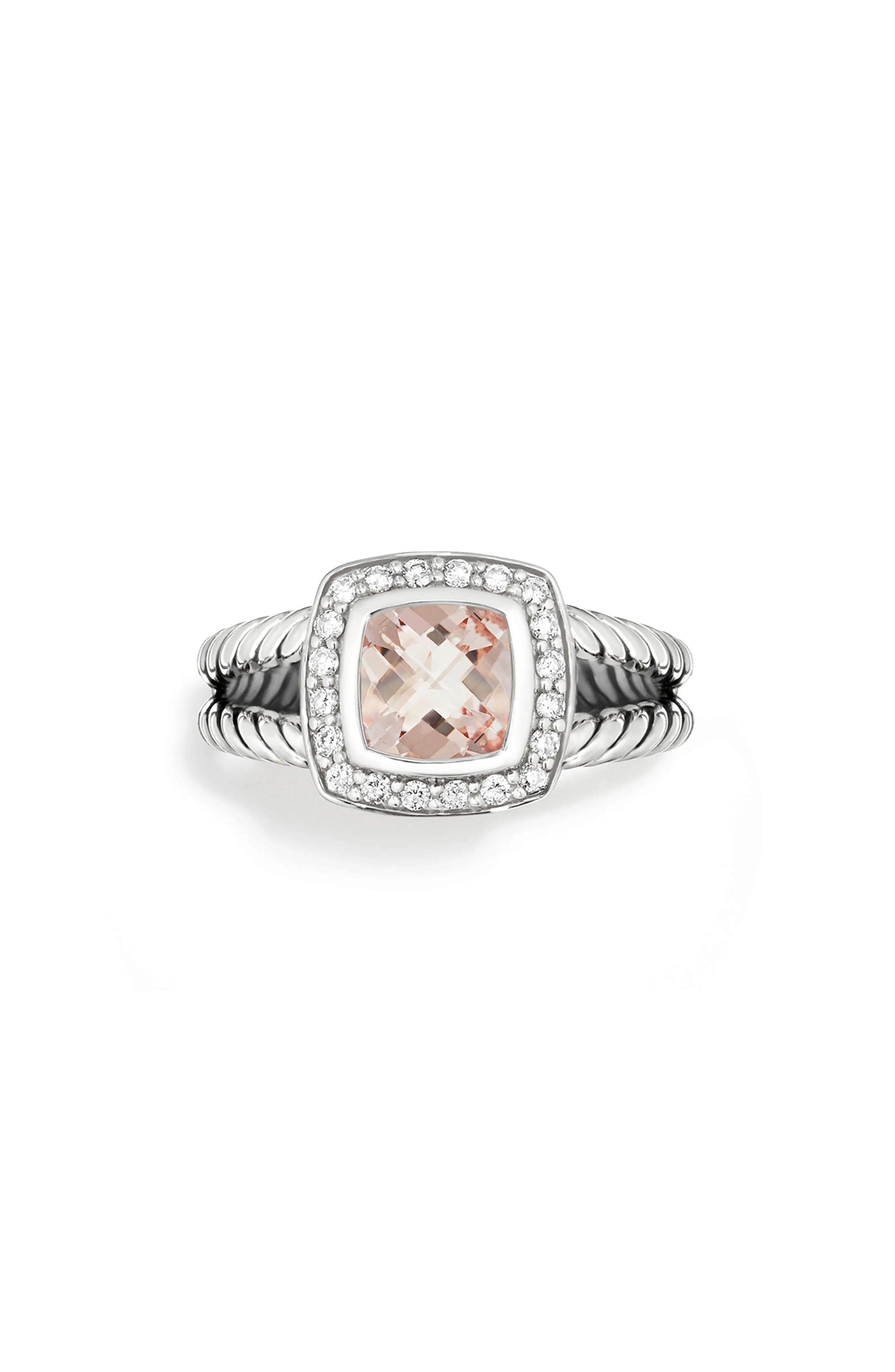 'Albion' Petite Ring with Semiprecious Stone & Diamonds | Nordstrom