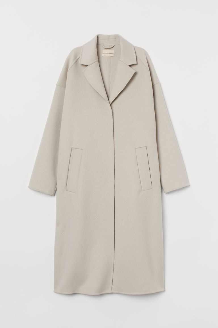 Oversize-Mantel aus Wollmix | H&M (DE, AT, CH, NL, FI)