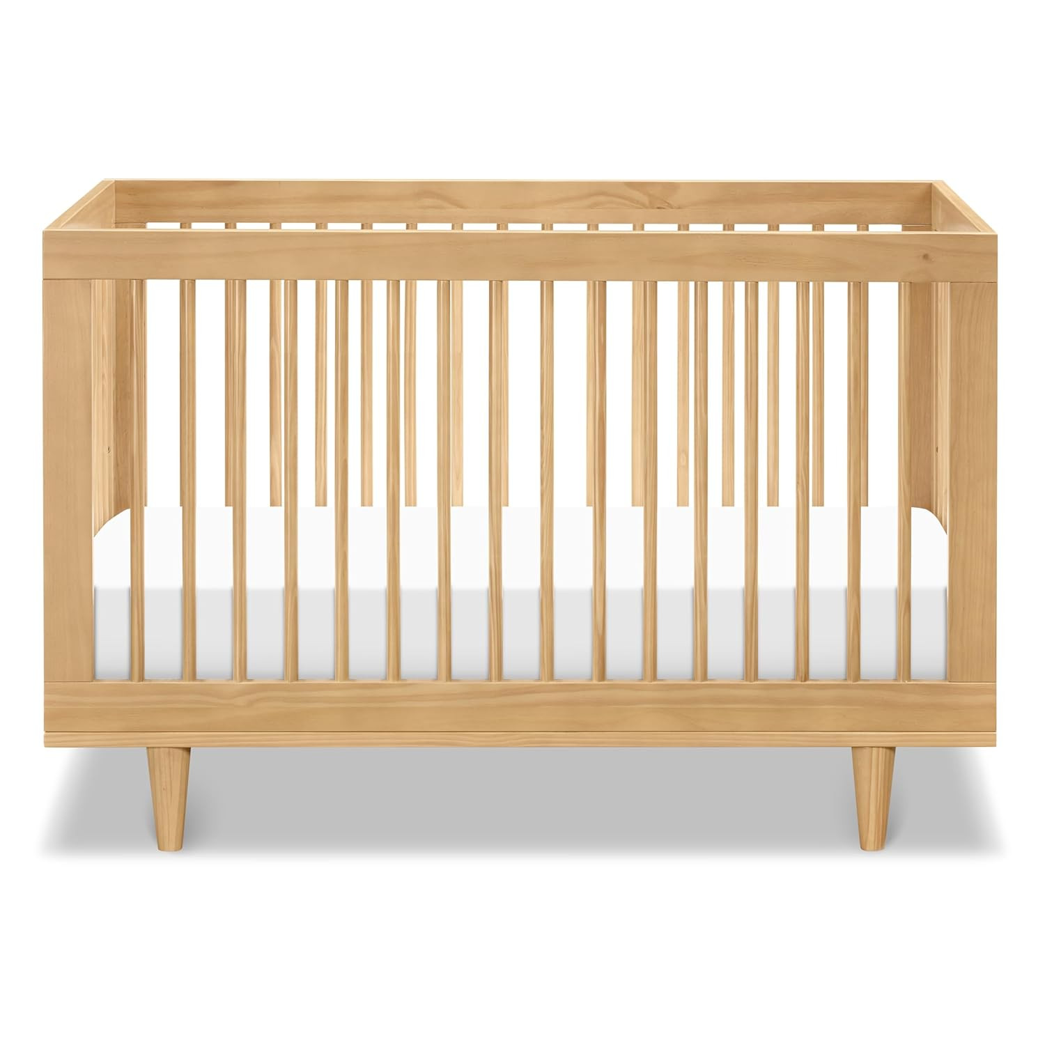 DaVinci Marley 3-in-1 Convertible Crib in Honey, Greenguard Gold Certified | Amazon (US)