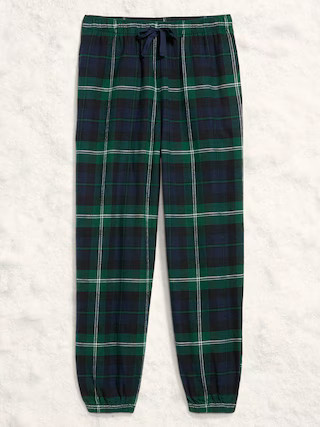 Plaid Flannel Pajama Joggers for Women | Old Navy (US)