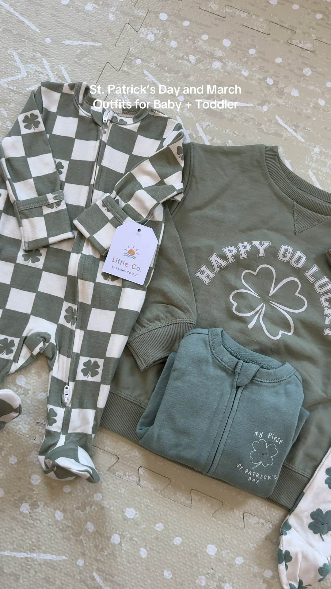 I found the cutest St. Patrick’s Day outfits for babies + toddlers — festive jammies, and the sweetest green + neutral pieces that are perfect for photos, playtime, and all the snuggles☘️

#LTKBaby #LTKmomlife #LTKKids