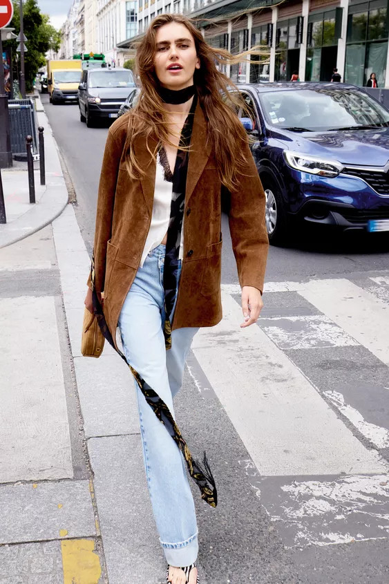 100% LEATHER LONG JACKET | Zara US