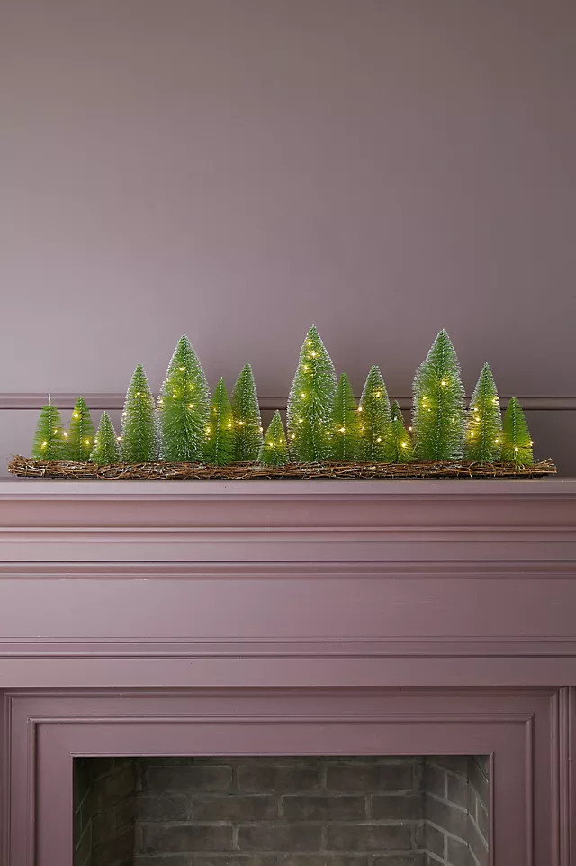 LED Brush Tree Forest Table Piece | Anthropologie (US)