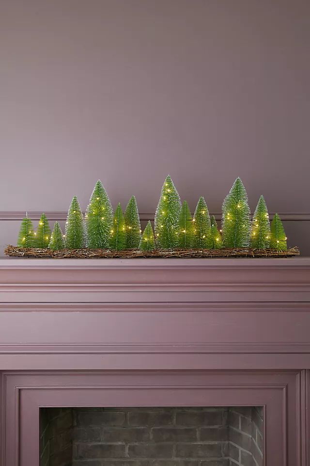 LED Brush Tree Forest Table Piece | Anthropologie (US)