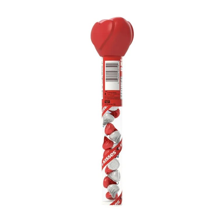 Hershey's Kisses Milk Chocolate Valentine's Day Candy, Plastic Cane 2.24 oz - Walmart.com | Walmart (US)