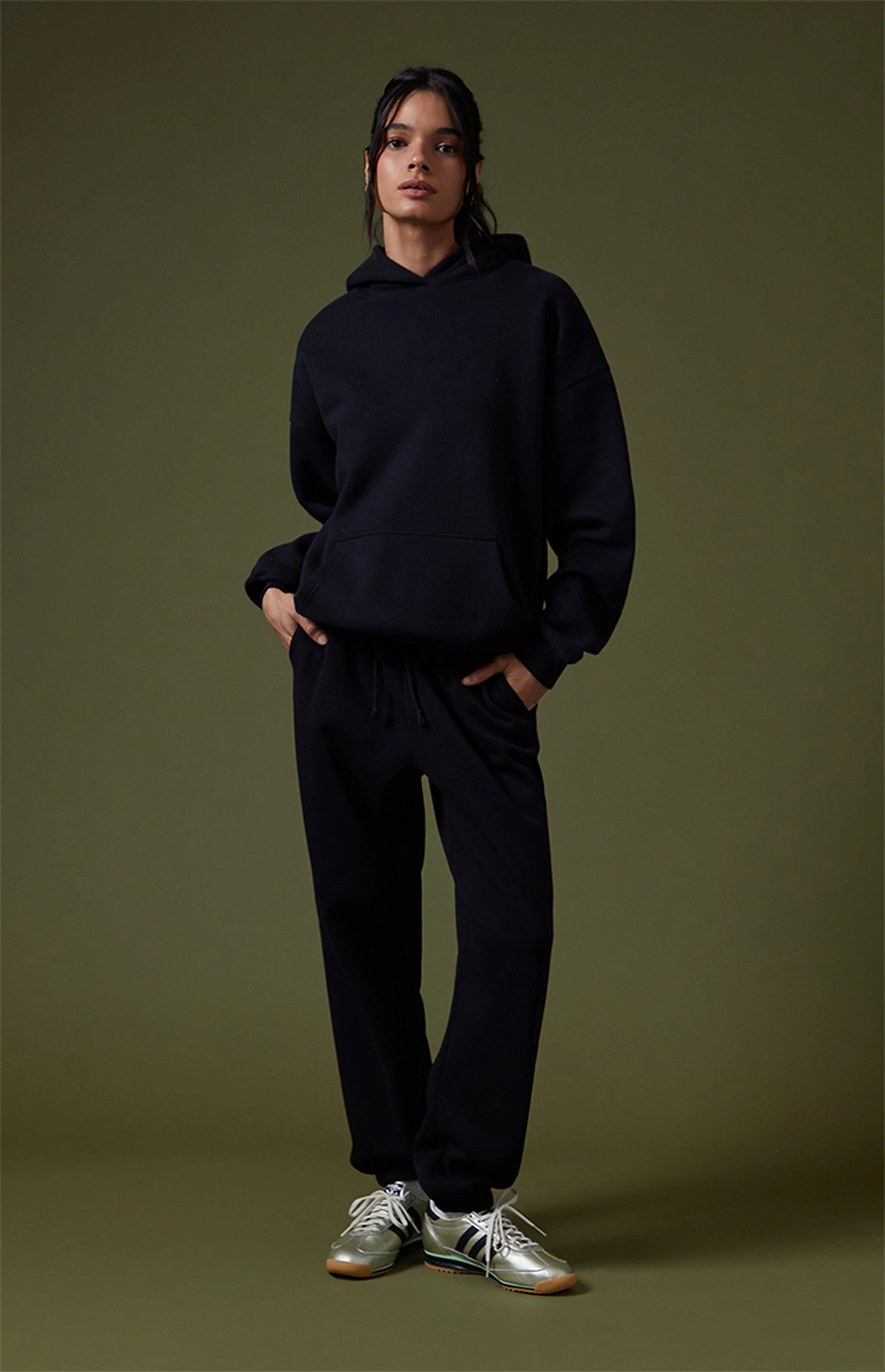 Pacsun Black Core Vintage Wash Pullover Hoodie | PacSun