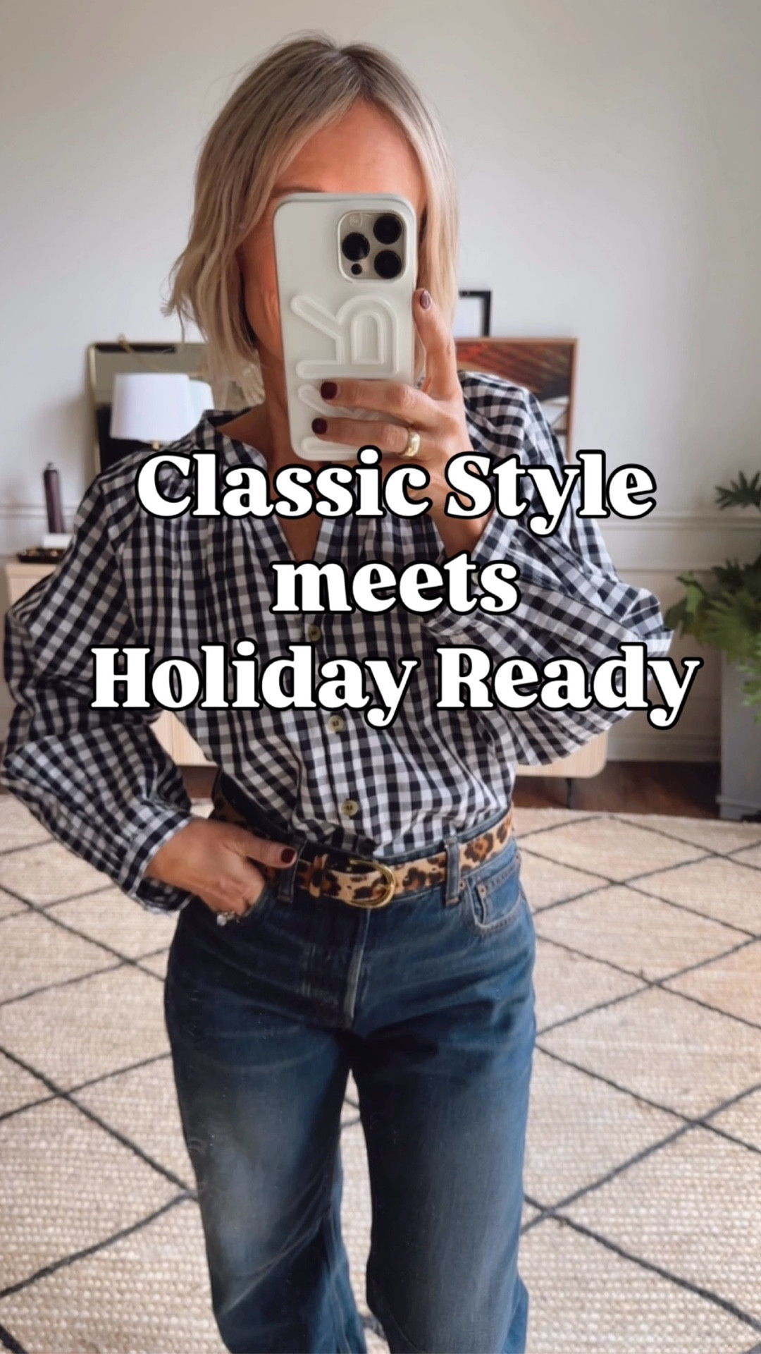 Wondering what to wear to that casual holiday party? Look no further than this classic gingham button down by @sunshinetienda. I'll be wearing it with dark denim for an effortless, put together vibe. #ad Gingham is bold, fun, preppy, and sure to elevate your whole outfit! I'm wearing this beautiful top in my true size XS. If you aren't familiar with @sunshinetienda, l encourage you to check out my faves, I’ve linked them!
comment shop for links


#LTKStyleTip #LTKHoliday #LTKOver40