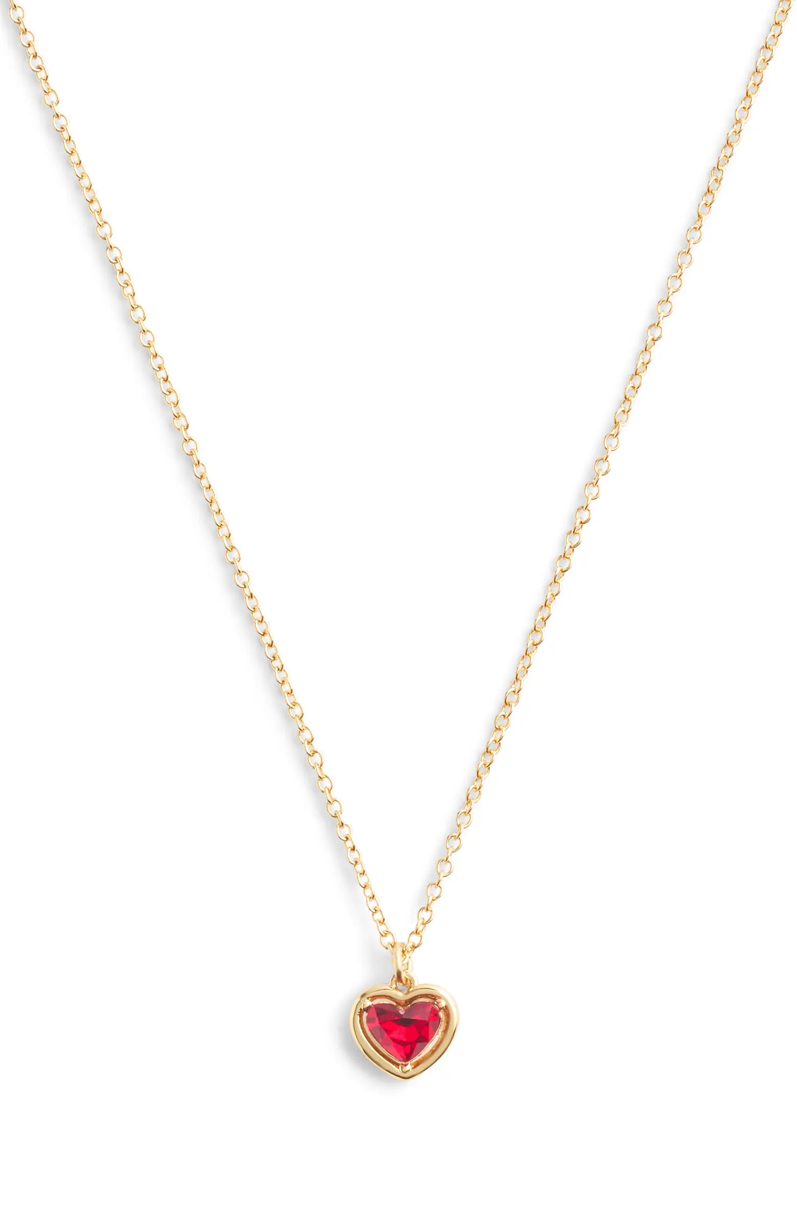 Halo Heart Pendant Necklace | Nordstrom
