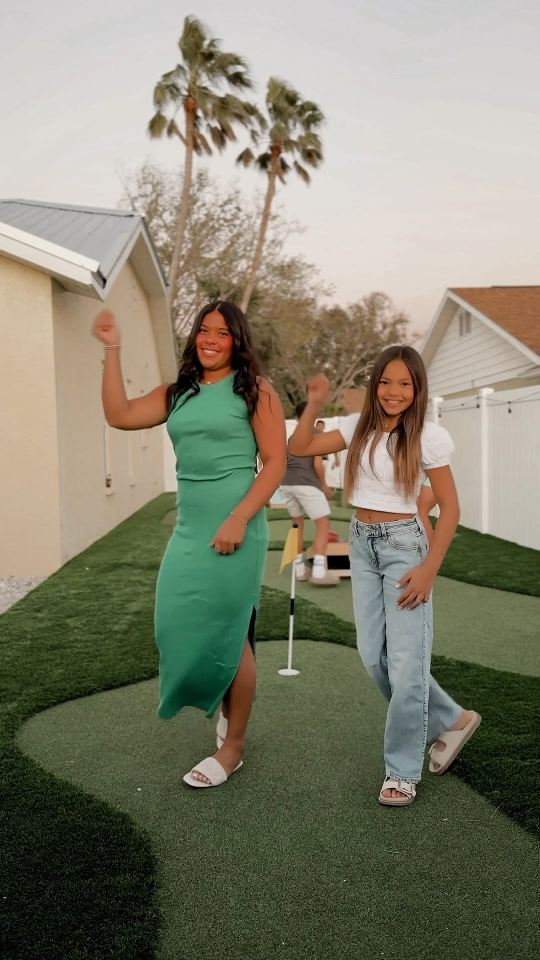 Girls outfits - green dress from Target - girls wide leg jeans from Abercrombie kids (my daughter is 11 and is wearing size 11/12) - spring break - vacation outfits- tween fashion 

#LTKShoeCrush #LTKKids #LTKFindsUnder50
