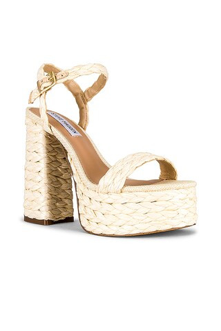 Steve Madden Tiera Platform in Raffia from Revolve.com | Revolve Clothing (Global)