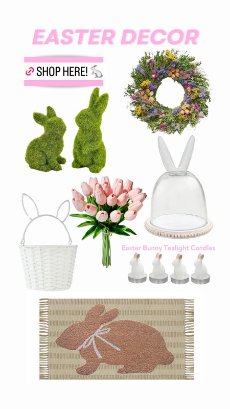 Easter, Easter Home Decor, Bunny, Easter Wreath, Easter Door Mat, Flowers, Amazon Home Decorr

#LTKSeasonal #LTKfindsunder50 #LTKhome