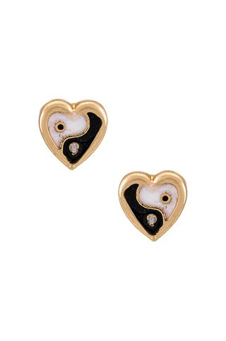 Frasier Sterling Yin Yang Studs in Gold from Revolve.com | Revolve Clothing (Global)