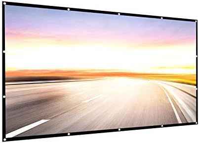 Projector Screen 150 inch 16:9 HD Foldable Anti-Crease Portable Projection Movies Screen for Home... | Amazon (US)