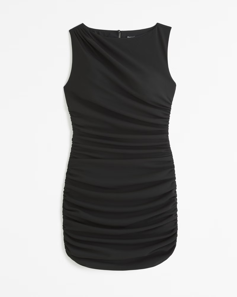 Stretch Draped Mini Dress | Abercrombie & Fitch (US)