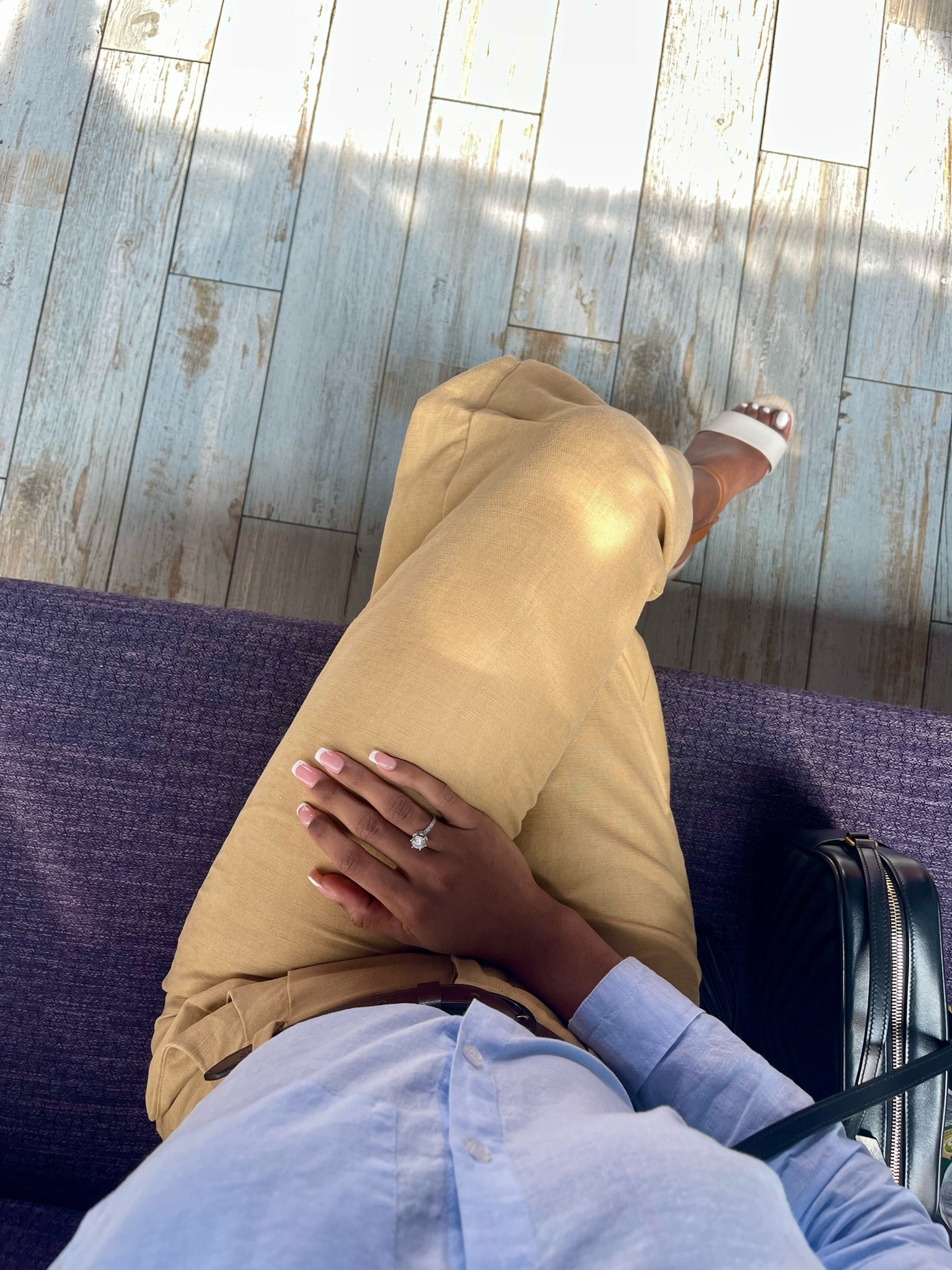 The effortless pant linen from Aritzia 
blue linen shirt from Saks off 5th 

#LTKWorkwear