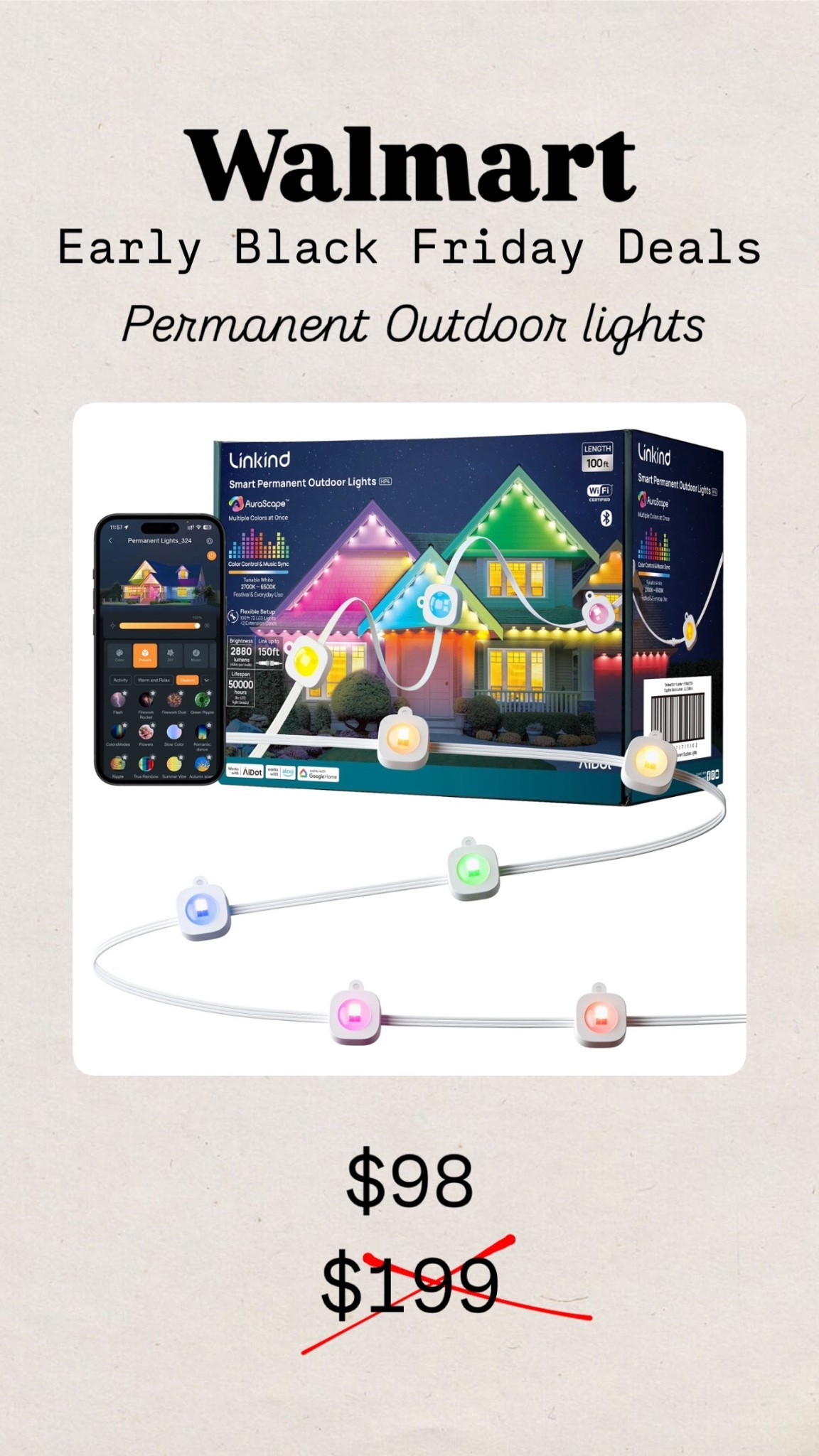 Walmart early Black Friday deals
Home
@walmart
#walmartfinds
Walmart deals
Black Friday deals
Sale
Home finds
Gifts for grandparents
Gifts for her
Gifts for him
Gifts for in-laws 
Permanent outdoor lights

#LTKSaleAlert #LTKCyberWeek #LTKGiftGuide
