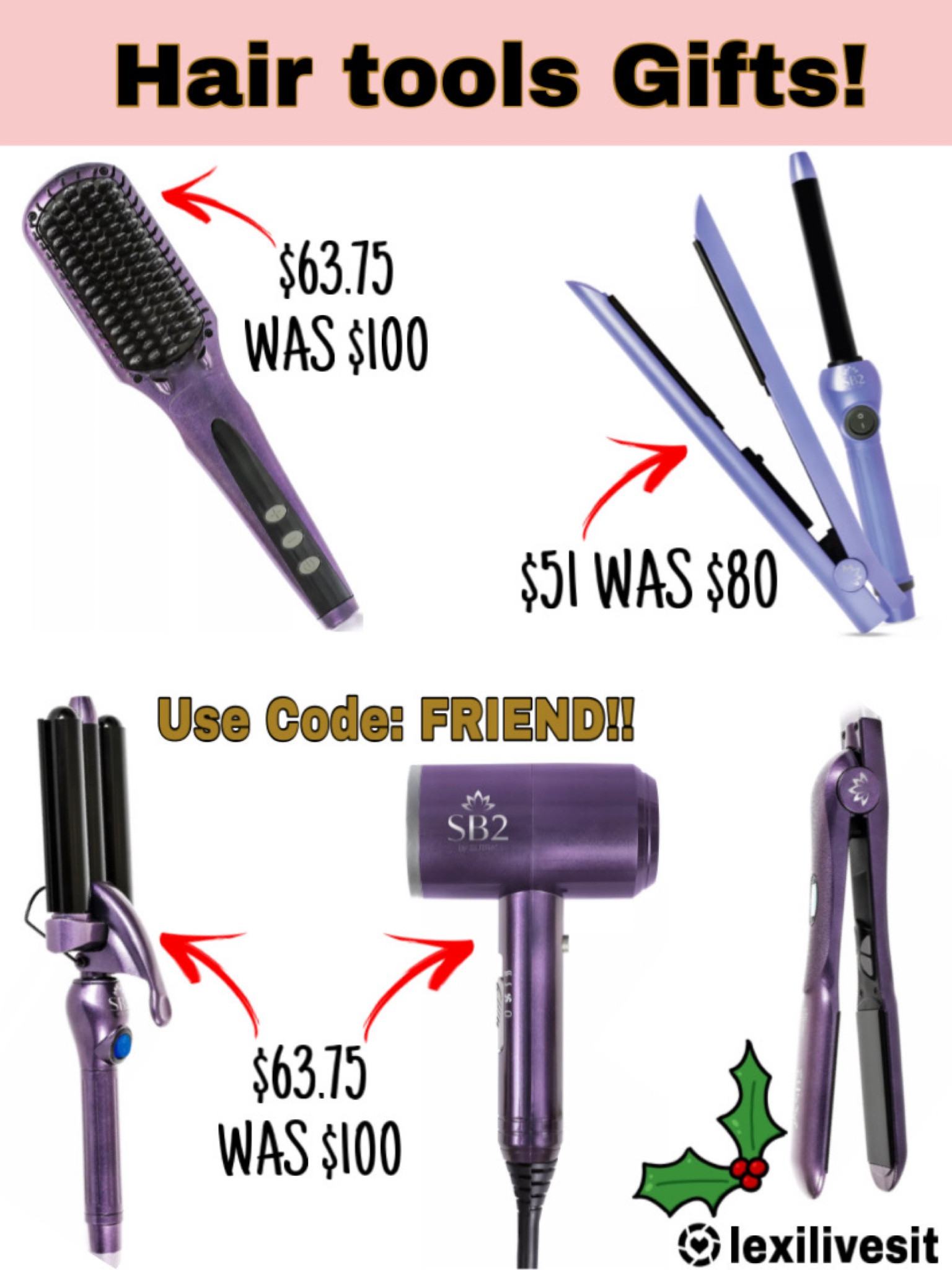 Haircare products from Macy’s! Curling irons, Flat irons, Blowdryers & more starting at $51!! 

#LTKbeauty #LTKsalealert #LTKGiftGuide