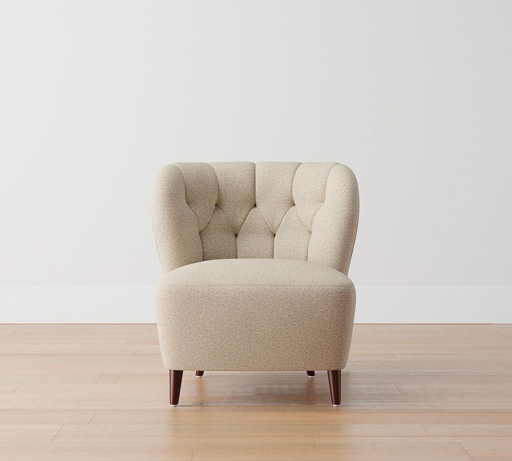 Olivia Upholstered Armchair | Pottery Barn (US)