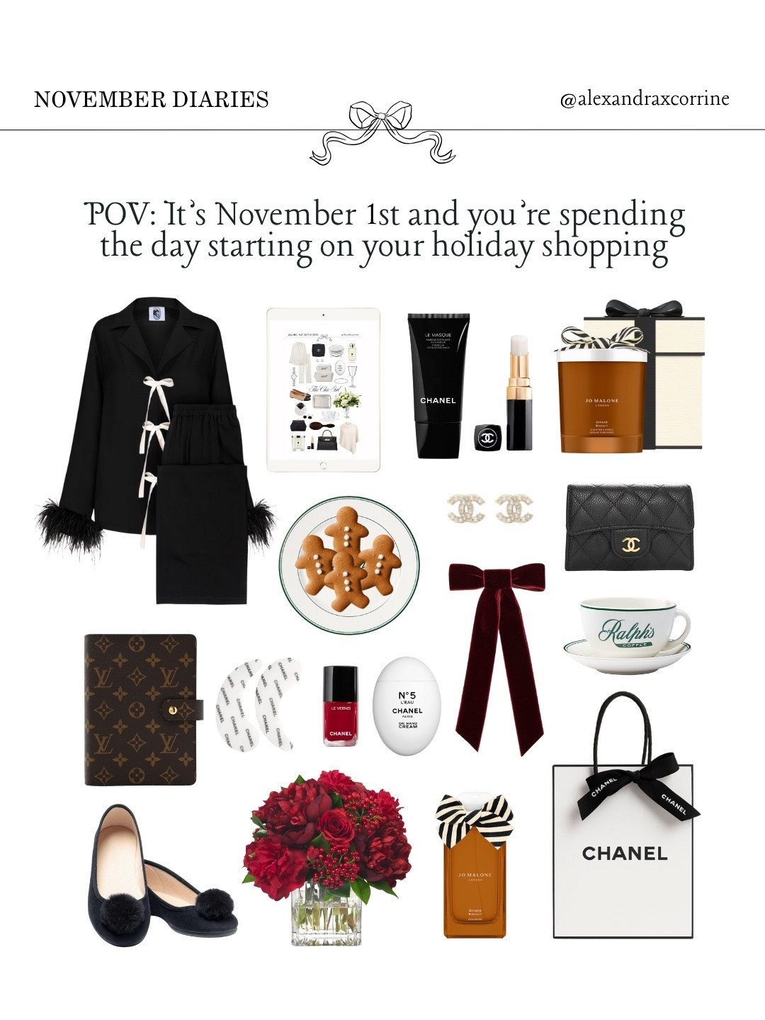 It’s November 1st and my gift guides are officially live today on LTK! 🎅🏻🤍🎁

#november1st #winteraesthetic #christmasseason #moodboardaesthetic #pinterestinspo 

[ November 1st, Ralph Lauren aesthetic, frank sinatra winter, luxury aesthetic, preppy chic winter, hot chocolate season, hot cocoa, Christmas shopping, Christmas aesthetic, gift guides, holiday shopping, Pinterest mood board aesthetic ]

#LTKSeasonal #LTKHoliday #LTKGiftGuide