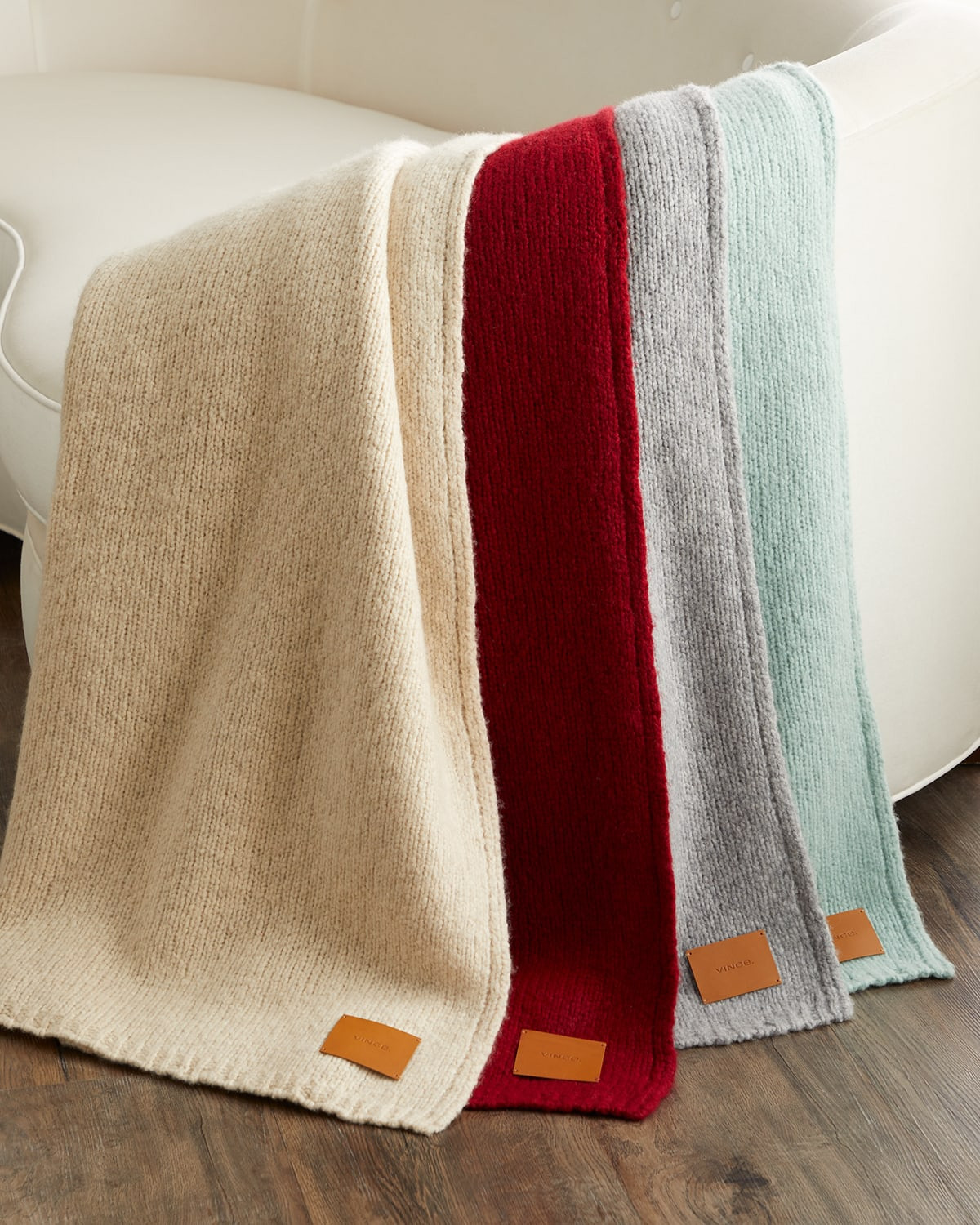 Emil Cashmere-Blend Throw Blanket, 50" x 70 | Neiman Marcus