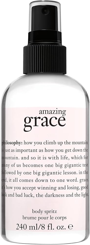 philosophy amazing grace body spritz - clean & floral women's perfume - with notes of bergamot, l... | Amazon (US)