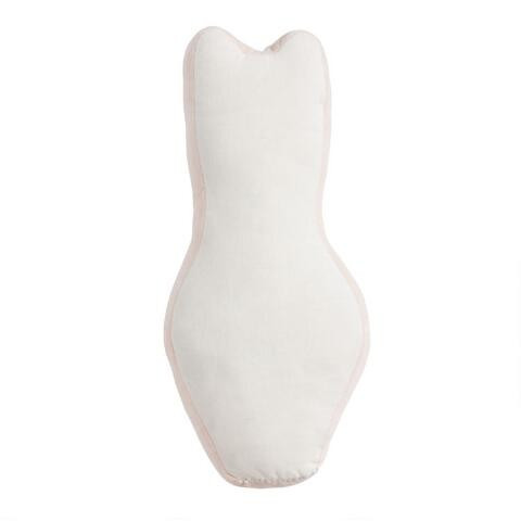 Llama Shaped Pom Pom Throw Pillow | World Market