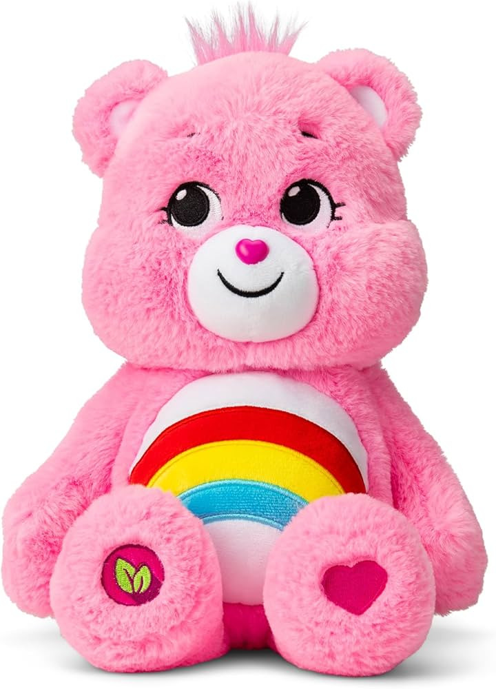 Care Bears 14" Cheer Bear Plushie - Medium Size - Pink Plushie for Ages 4+ – Perfect Stuffed An... | Amazon (US)