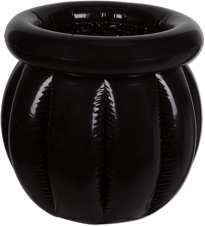 Beistle 18" x 22" Inflatable Cauldron Drink Cooler Happy Halloween Party Beverage Holder, Holds A... | Amazon (US)