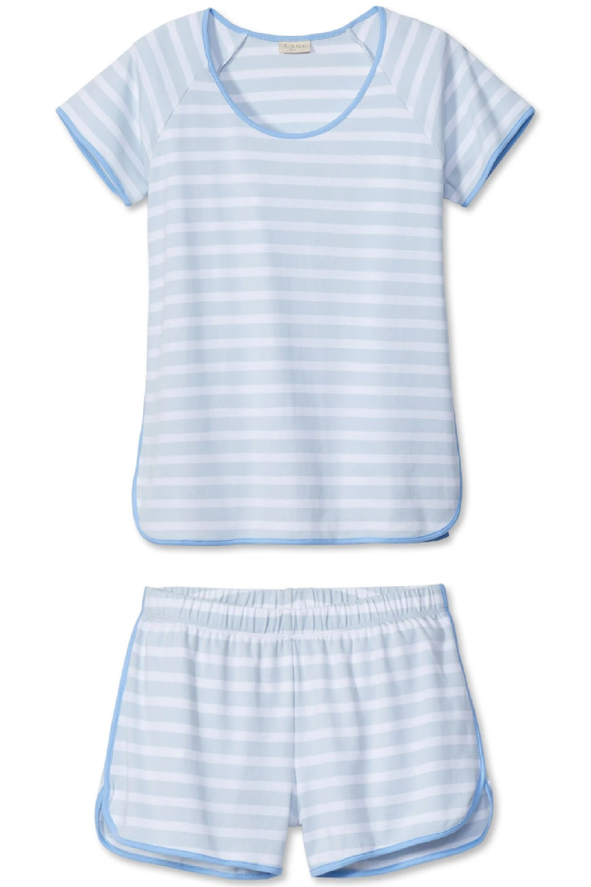 Pima Shorts Set in Seaside | LAKE Pajamas