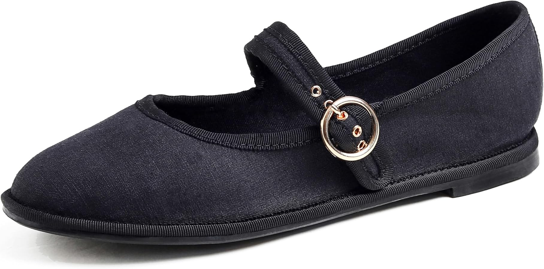 FEVERSOLE Women's Soft Breathable Mary Jane Memory Foam Cushioned Comfort Round Toe Metal Buckle ... | Amazon (US)