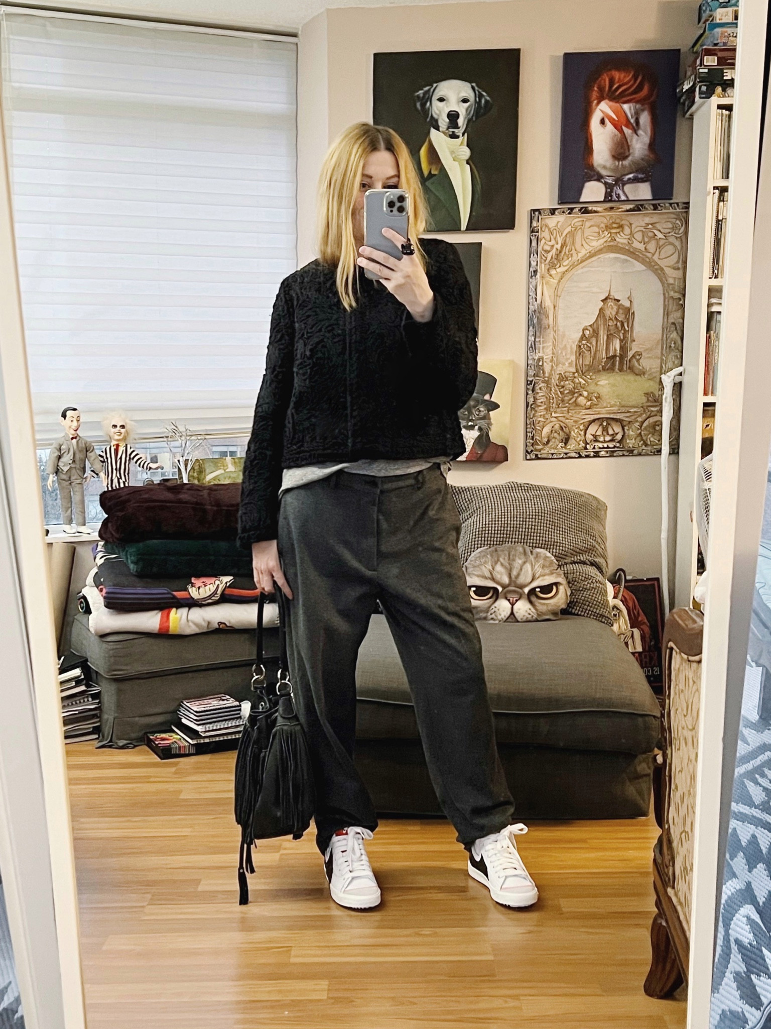 I love fringe like the fringe bucket bag, and there was a vintage fringe leather tote on Etsy I had been obsessing over. I waited too long and it sold and now I’m sad. Don’t wait on items where there is one. That’s my public service announcement for today.😞

•
.  #FallLook  #StyleOver40  #alexanderMcQueen  #isabelMarant  #isabelMarantBoots  #secondhandFind #zara #FashionOver40  #MumStyle #genX #genXStyle #genXInfluencer #WhoWhatWearing #genXblogger #secondhandDesigner #Over40Style #40PlusStyle #Stylish40s #styleTip  #HighStreetFashion #StyleIdeas

•
.  #FallLook  #StyleOver40  #menswearInspired  #nikeBlazer   #secondhandFind #FashionOver40  #MumStyle #genX #genXStyle #genXInfluencer #poshmarkFinds #vintageBag #WhoWhatWearing #genXblogger #secondhandDesigner #Over40Style #40PlusStyle #Stylish40s #styleTip  #HighStreetFashion 

#LTKSeasonal #LTKshoecrush #LTKstyletip