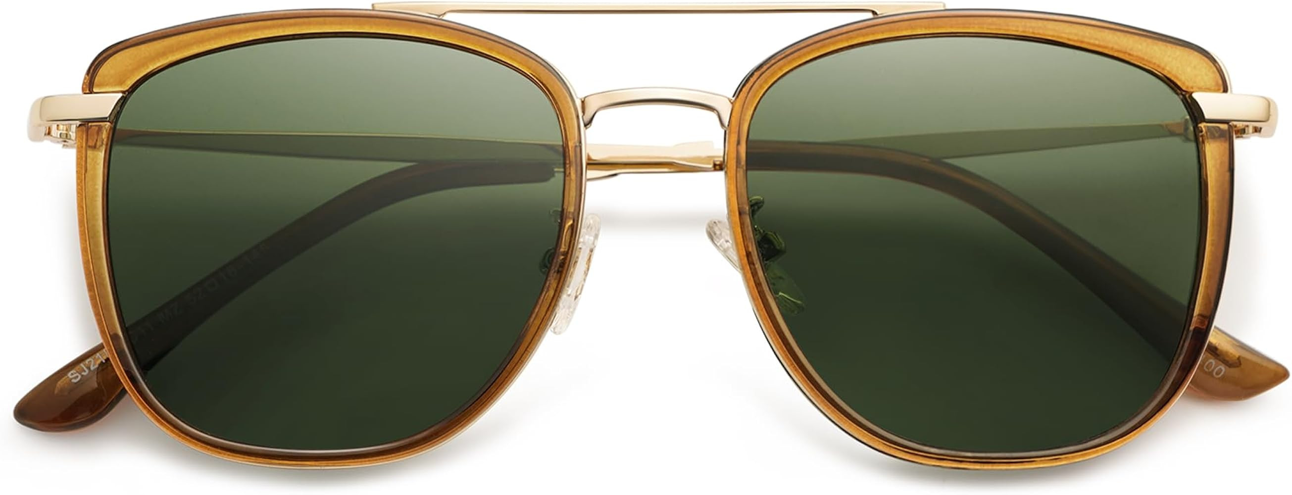 SOJOS Retro Aviator Square Polarized Sunglasses For Women Men,Vintage Women's Sun Glasses Shades ... | Amazon (US)