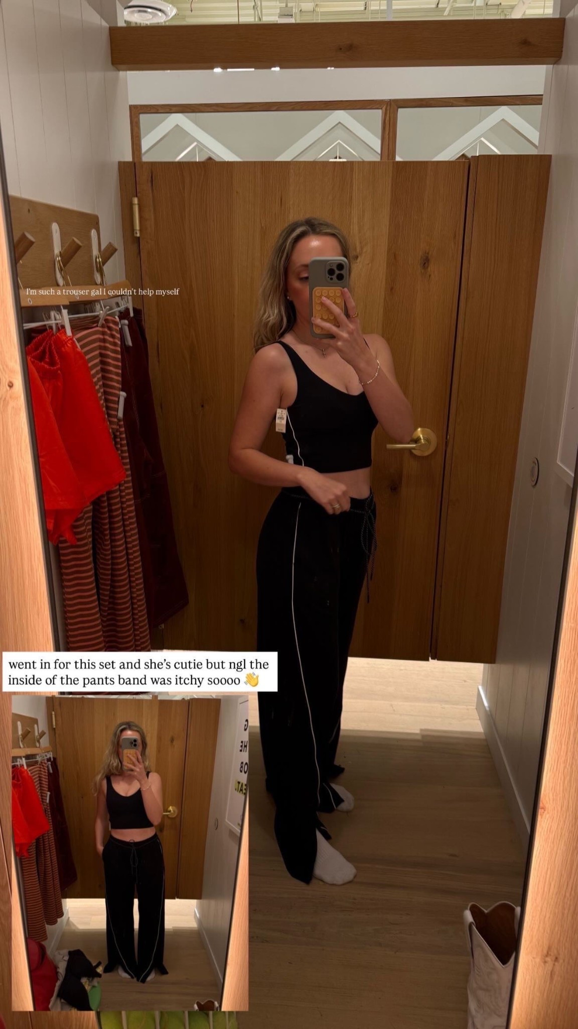 went in for this set because I’m such a trouser girlie! SUPER cute if you can get past the itchy band (or maybe it’s just me lol) @Aerie 

#LTKxAerie #LTKvlog #LTKActive