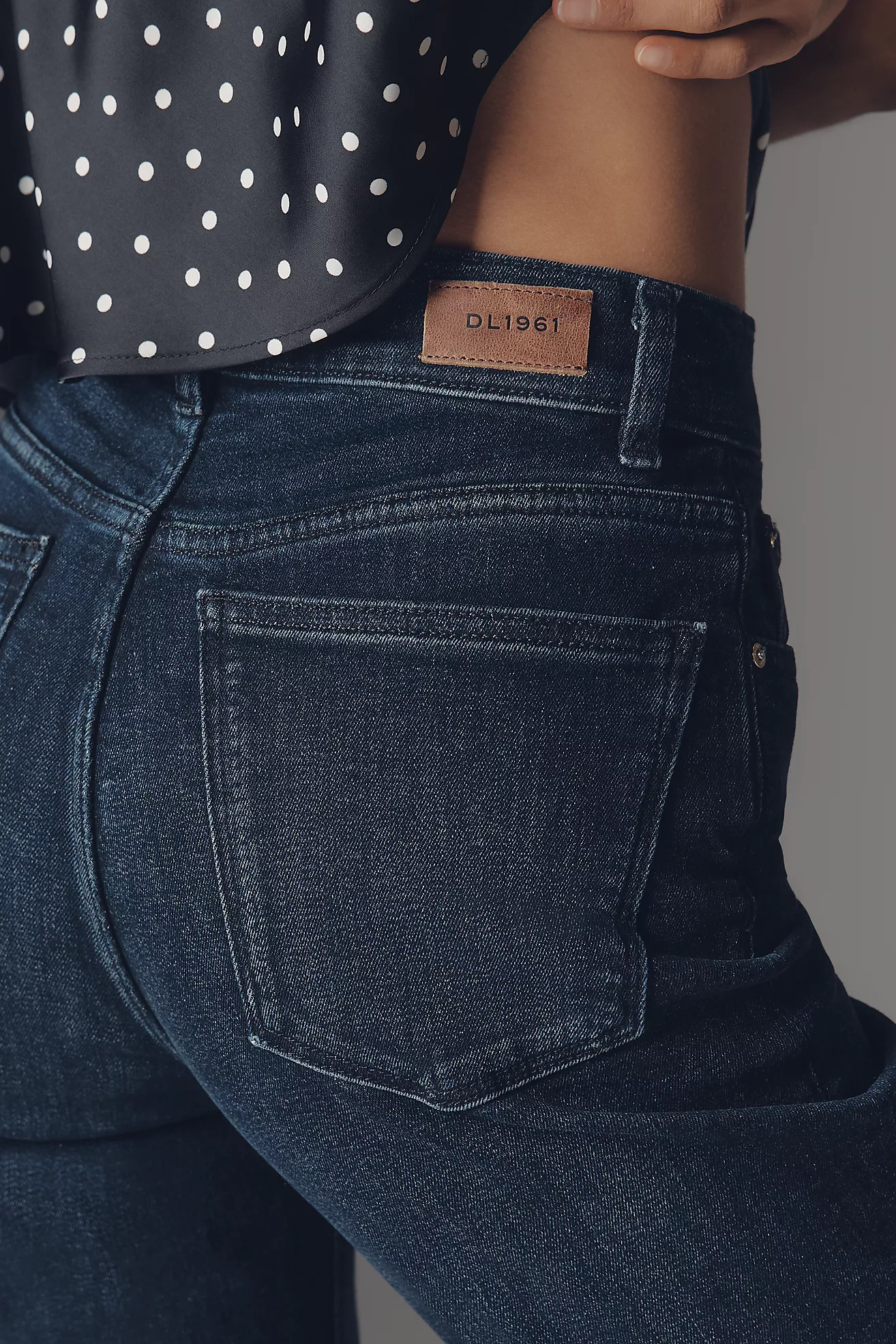 DL1961 Patti High-Rise Straight Leg Jeans | Anthropologie (US)