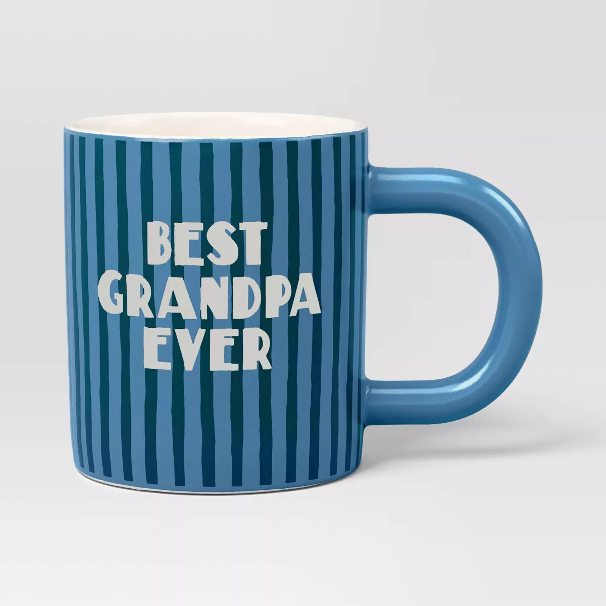 16oz Stoneware Best Grandpa Ever Mug Blue - Room Essentials™ | Target