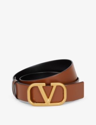VLOGO standard reversible leather belt | Selfridges