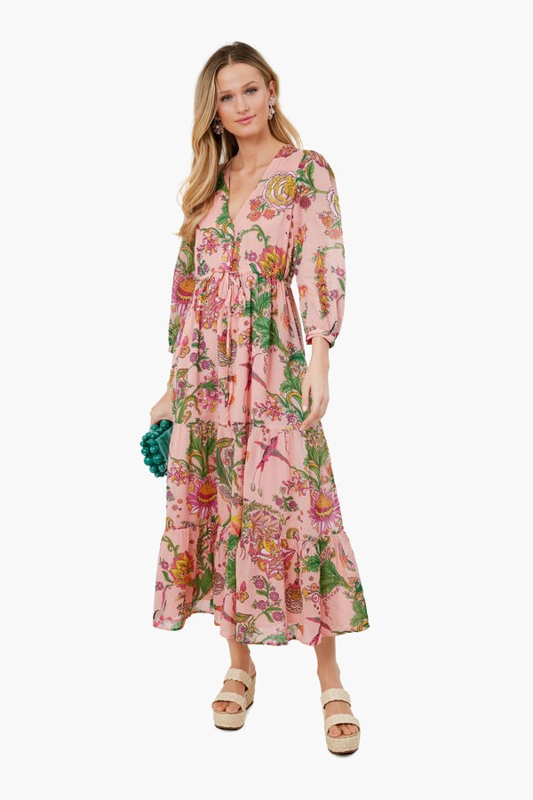 Pyschedelia Rosette Castor Dress | Tuckernuck (US)