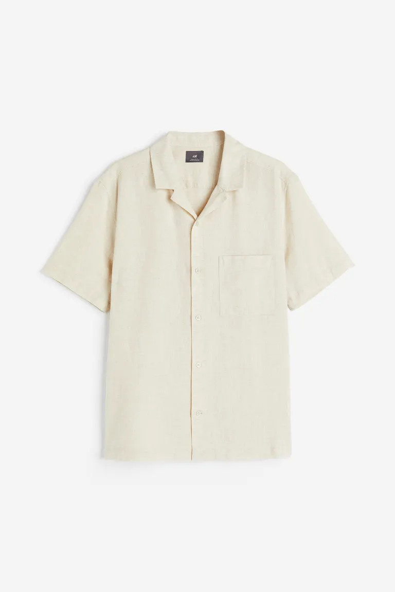 Regular Fit Linen-blend Shirt | H&M (US + CA)