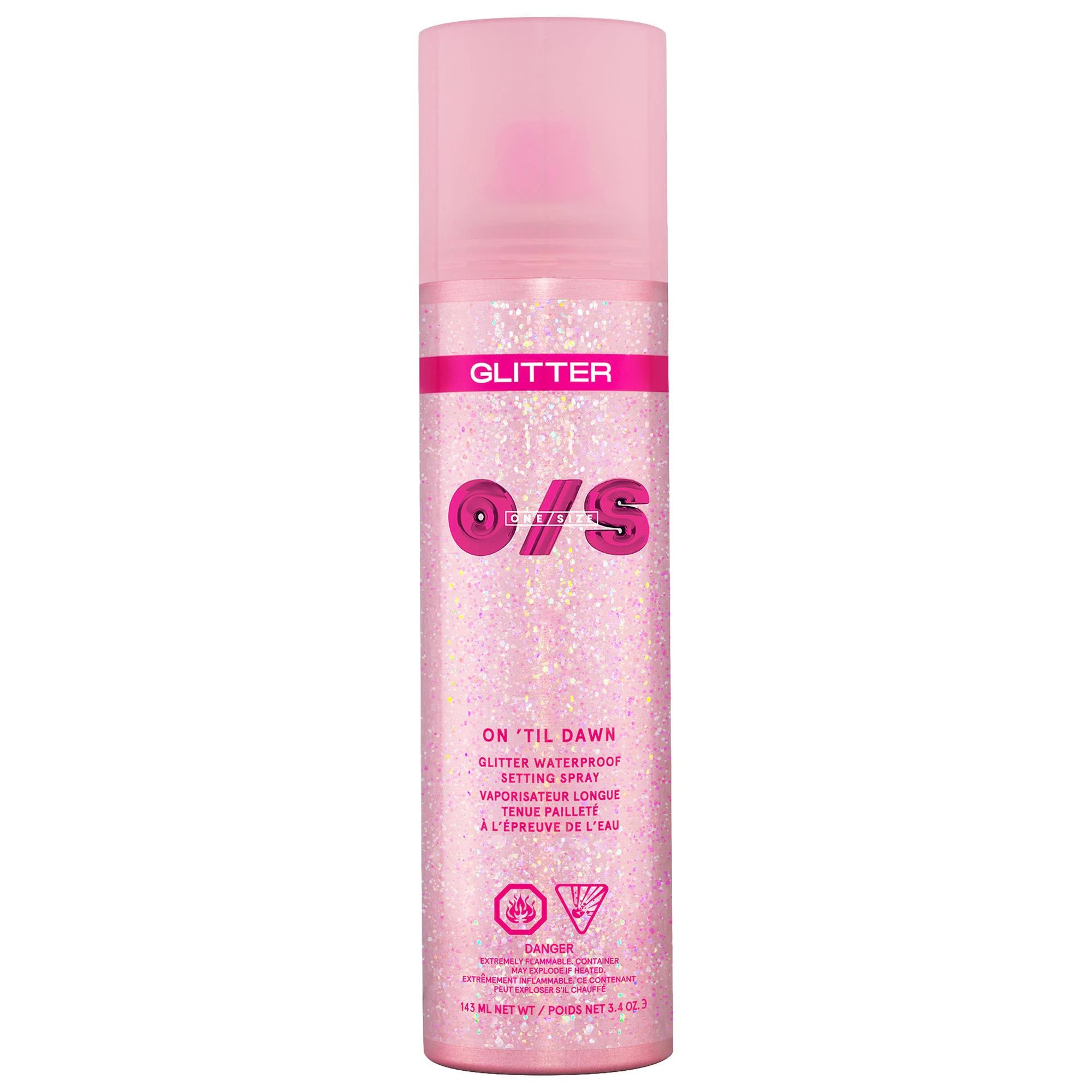 ONE/SIZE by Patrick Starrr On 'Til Dawn Glitter Waterproof Setting Spray 3.4 oz / 143 mL | Sephora (CA)